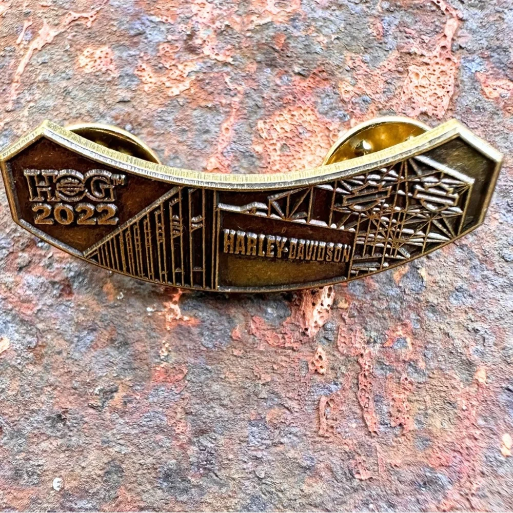 2022 Harley-Davidson HOG Rocker Museum Vest Jacket Pin NWT Collectible